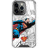 DC Comics Superman Super Speed Flying Over City iPhone 14 Pro Clear Case